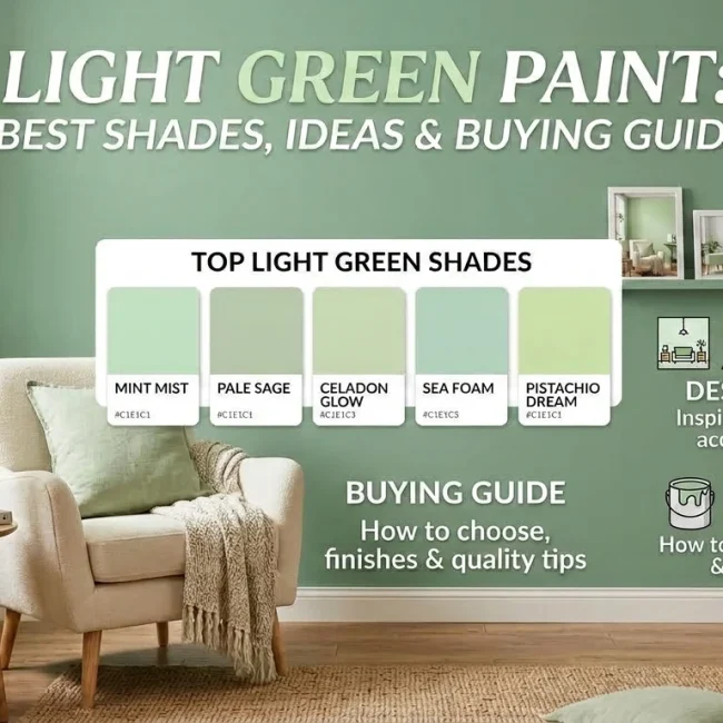Light Green Paint Best Shades, Ideas & Buying Guide