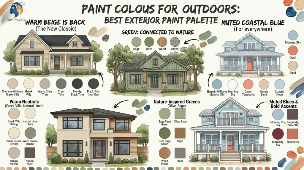 Paint Colours for Outdoors