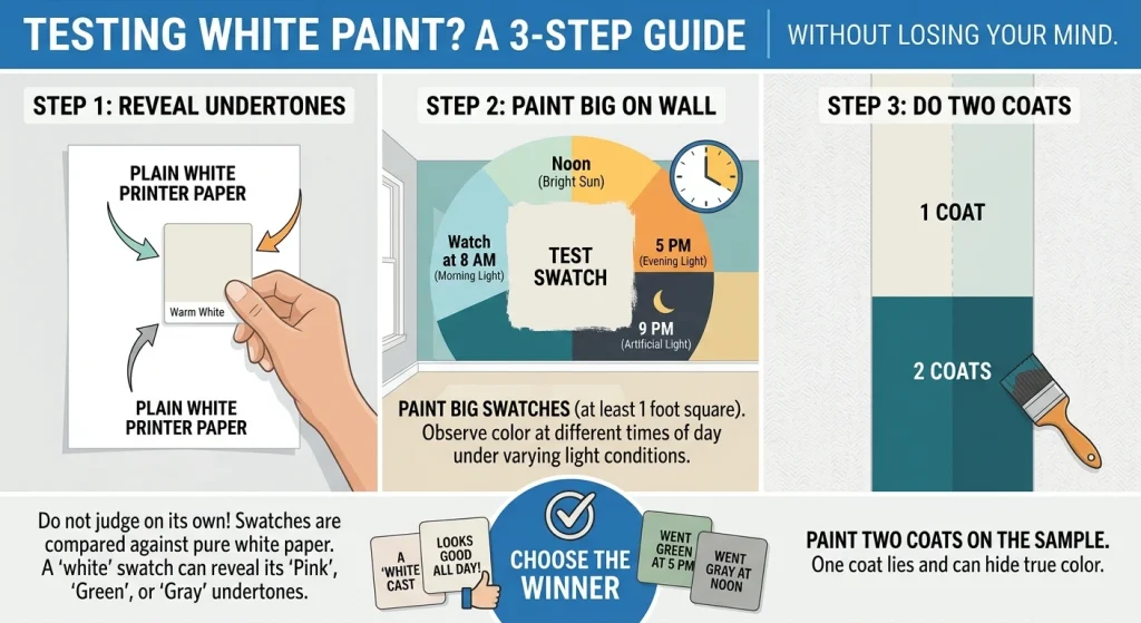 How to Test White Paint Without Losing Your Mind
