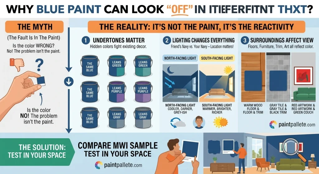 The Real Reason Your Blue Paint Looks Off