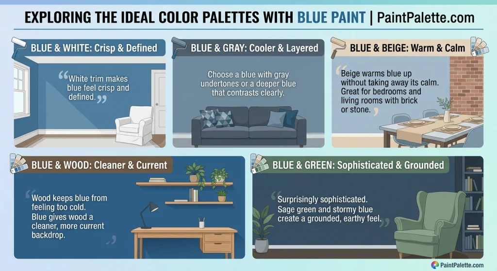 What Colors Go With Blue Paint