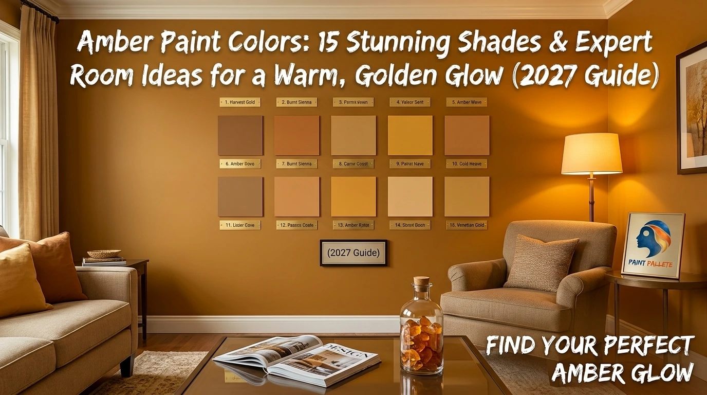 Amber Paint Colors 15 Stunning Shades & Expert Room Ideas for a Warm, Golden Glow (2027 Guide)