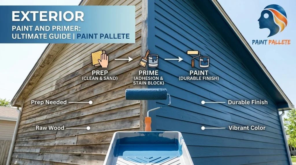 Exterior Paint and Primer Ultimate Guide PaintPallete