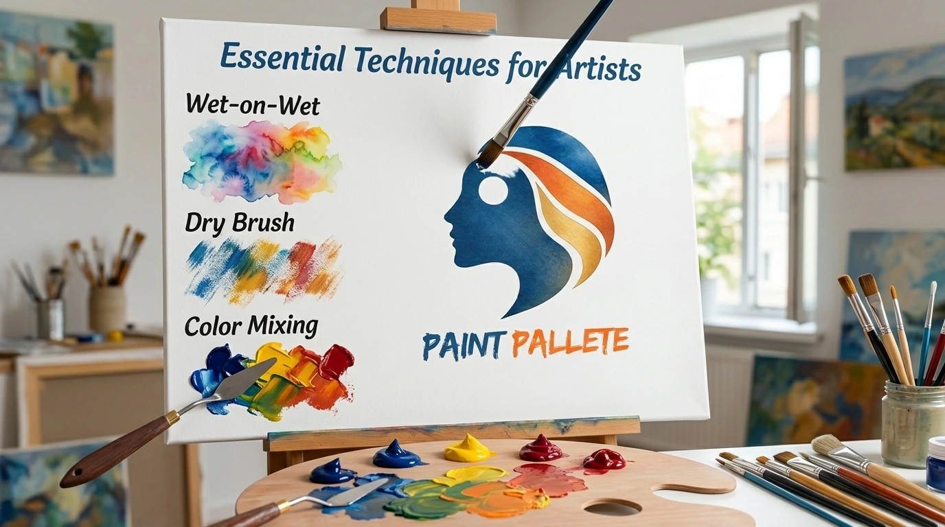 Paint on White Canvas Essential Techniques for Artists
